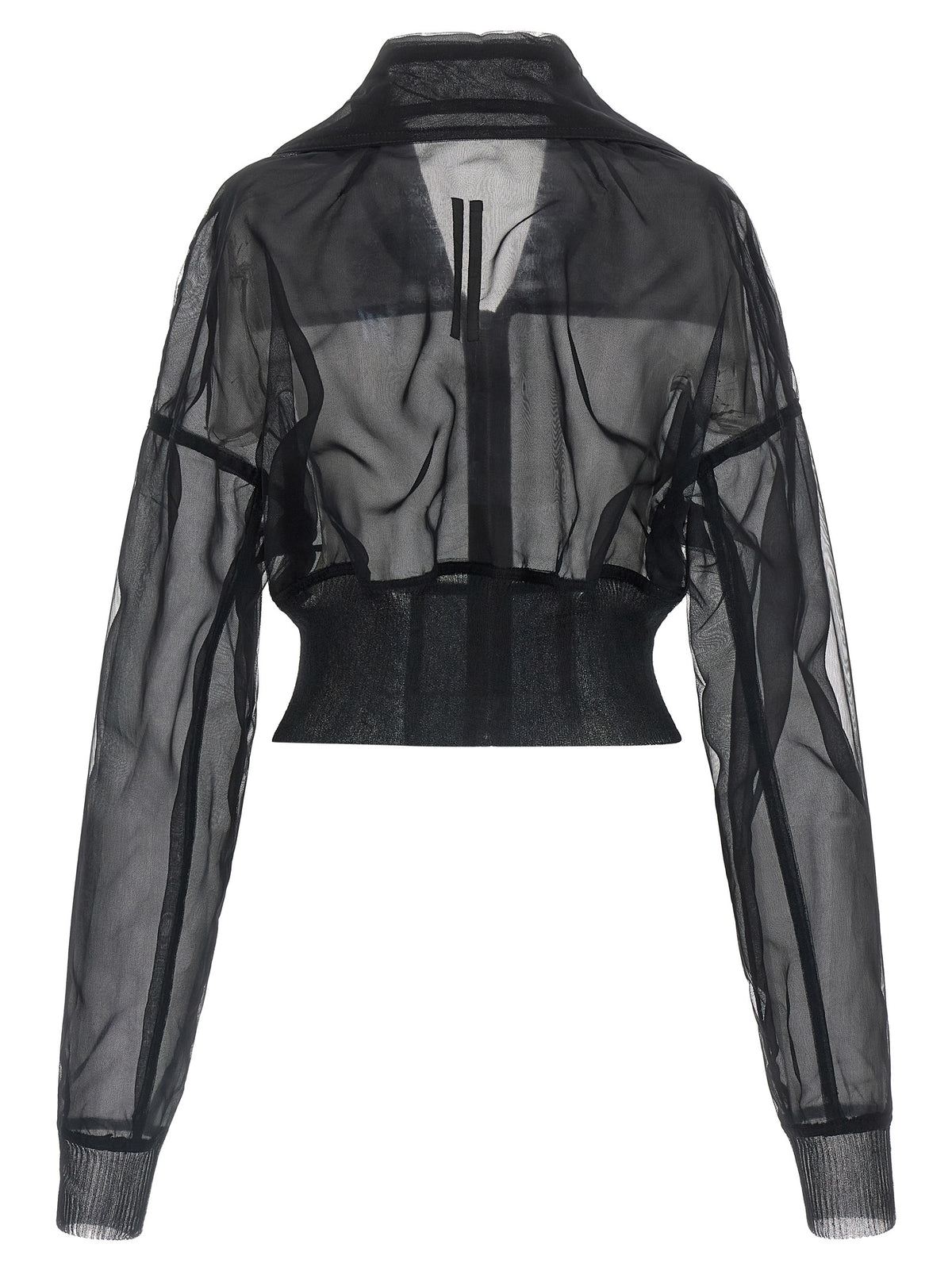 Rick Owens Black Nylon Bomber