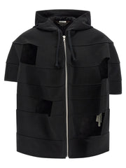 Comme Des Garçons Black Wool Shell Jacket