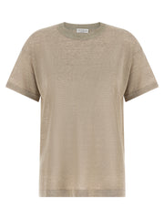 Brunello Cucinelli Beige Linen Cardigan
