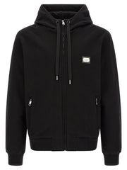 Dolce & Gabbana Black Cotton Sweatshirt
