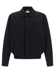 Saint Laurent Black Cotton Shell Jacket