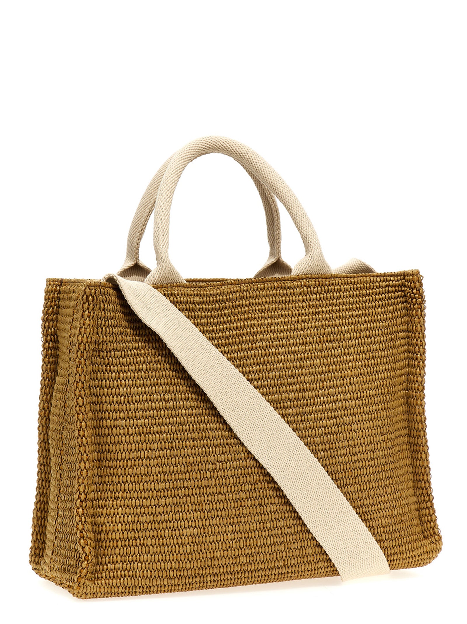 Marni Beige Cotton Tote Bag