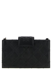 Tory Burch Black Lamb Leather Cardholder