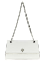 Tory Burch White Lamb Leather Shoulder Bag