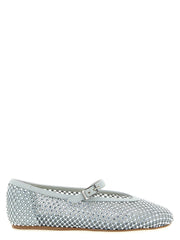 LE SILLA Silver Polyamide Ballet Flats