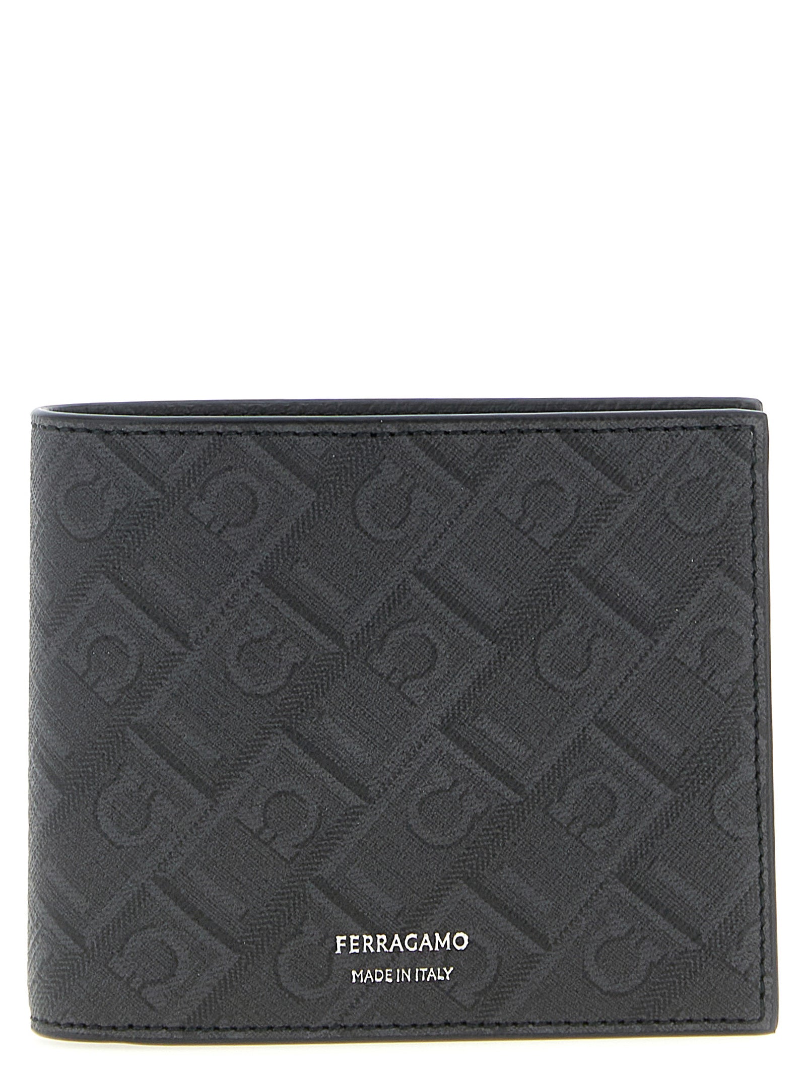 Ferragamo Black Polyethylene Wallet