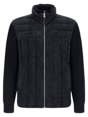 Mackage Blue Virgin Wool Full-Length Jacket