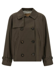 Max Mara Bicolor Cotton Coat