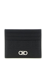 Ferragamo Black Calfskin Cardholder