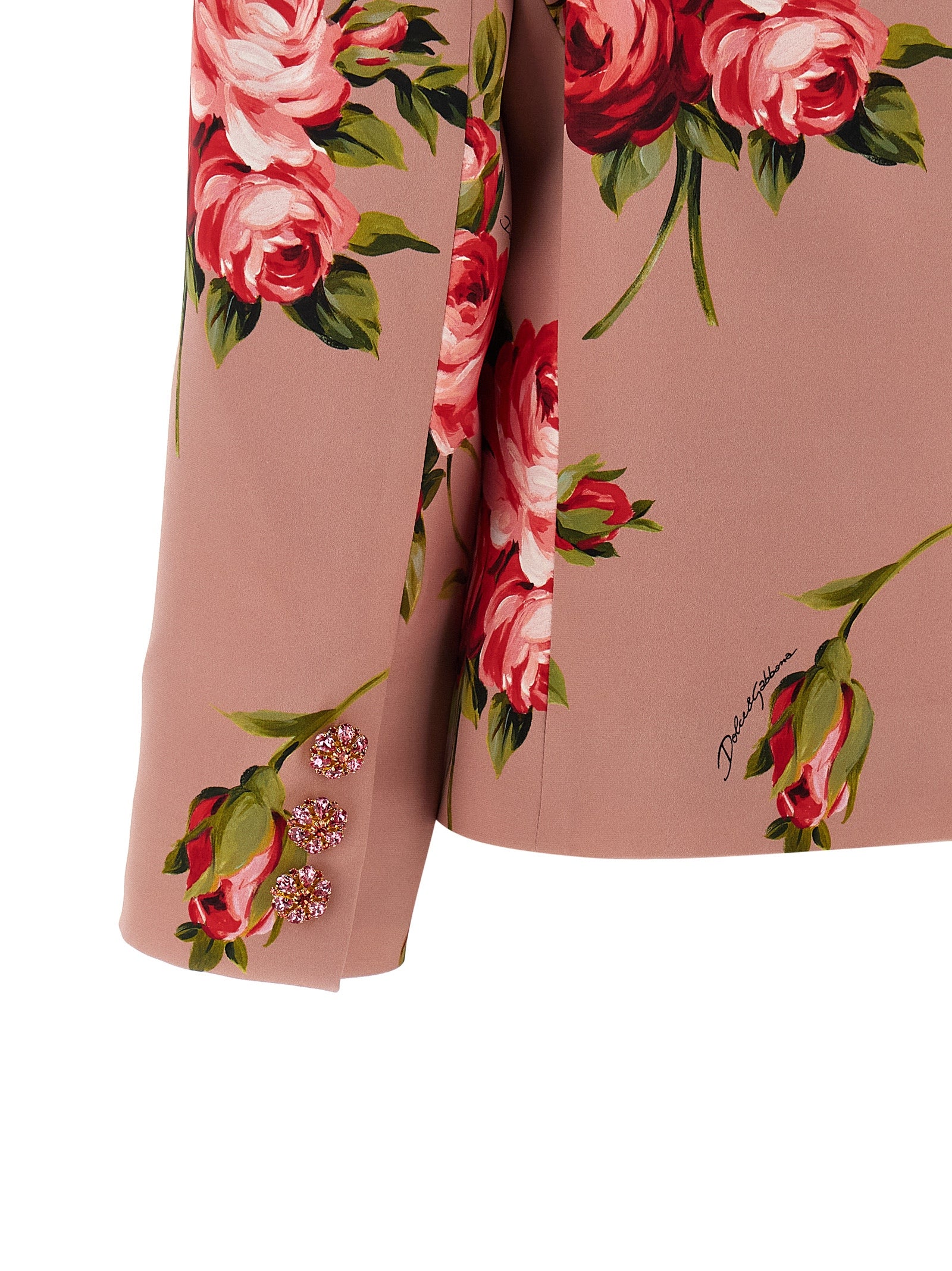 Dolce & Gabbana Multicolor Silk Blazer