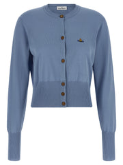 Vivienne Westwood Blue Cotton Cardigan