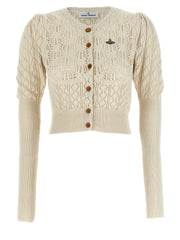 Vivienne Westwood Beige Cotton Cardigan