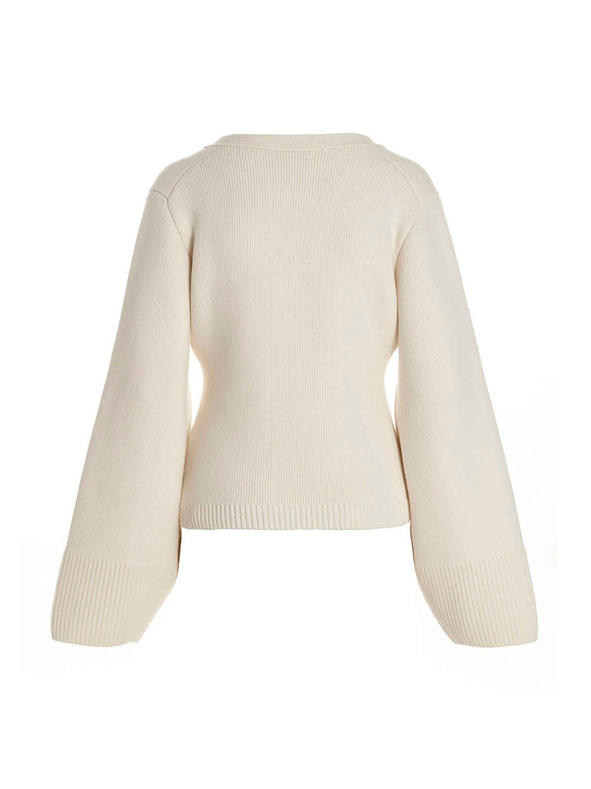 Khaite White Cashmere Cardigan for Women