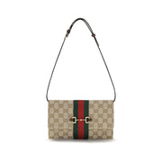 Gucci Brown Fabric Wallet