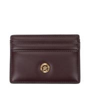 Versace Brown Leather Cardholder