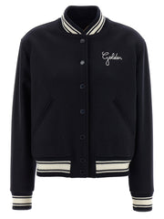 Golden Goose Blue Virgin Wool Bomber