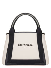 Balenciaga Bicolor Canvas Tote Bag