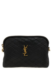 Saint Laurent Black Lamb Leather Crossbody Bag