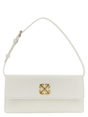 Off-White White Calfskin Shoulder Bag