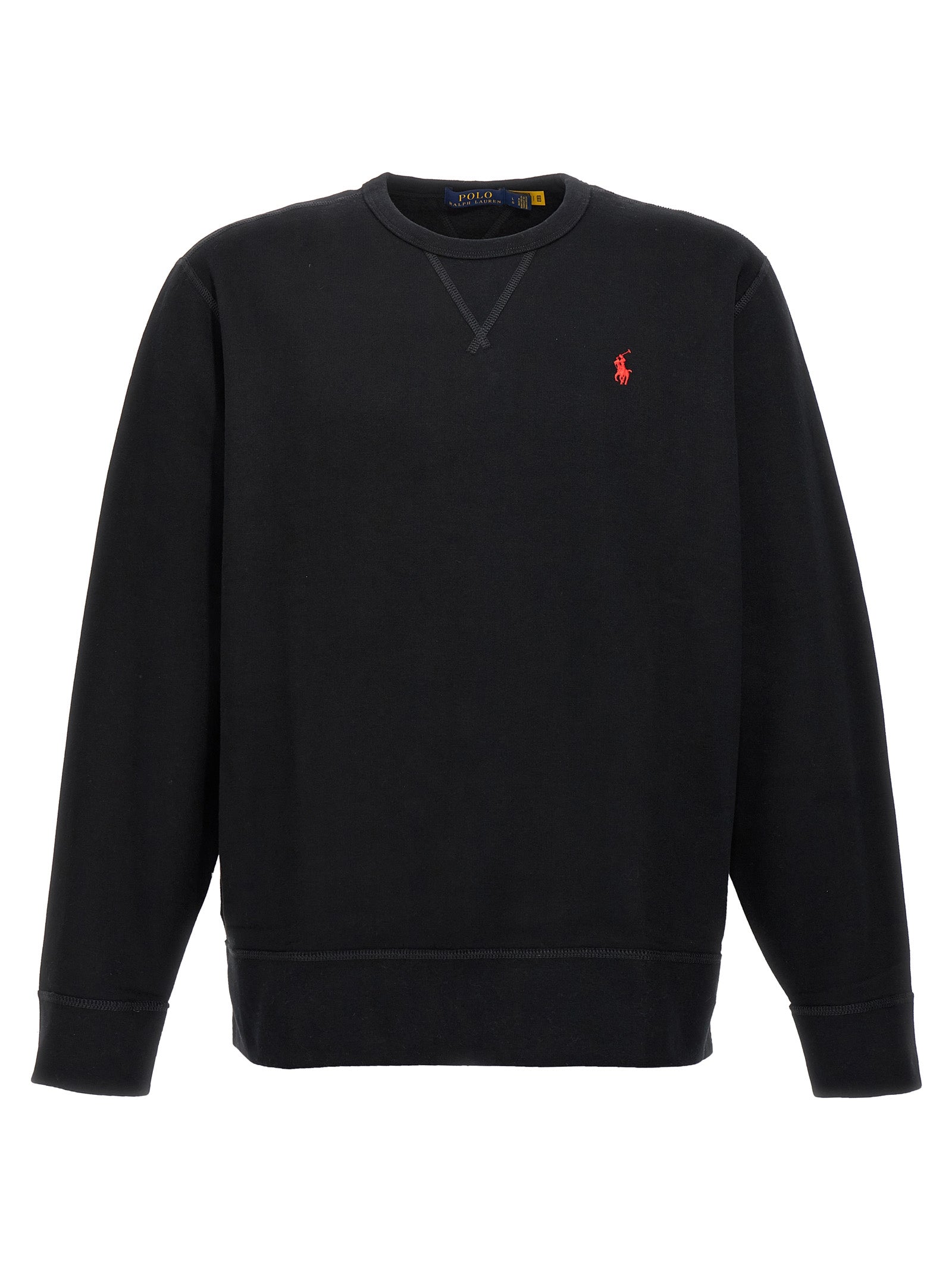 Polo Ralph Lauren Black Cotton Sweatshirt for Men