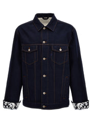 Burberry Blue Cotton Denim Jacket