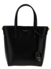 Saint Laurent Black Calfskin Tote Bag