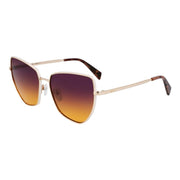 Liu Jo Gold Metal Sunglasses