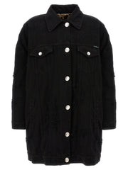 Dolce & Gabbana Black Cotton Denim Jacket