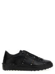 Valentino Garavani Black Calfskin Low Top Sneakers