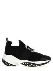 Roger Vivier Black Polyester Athletic Sneakers