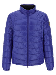 Moncler Blue Polyamide Full-Length Jacket