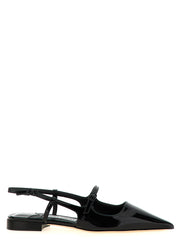 Jimmy Choo Black Calfskin Ballet Flats