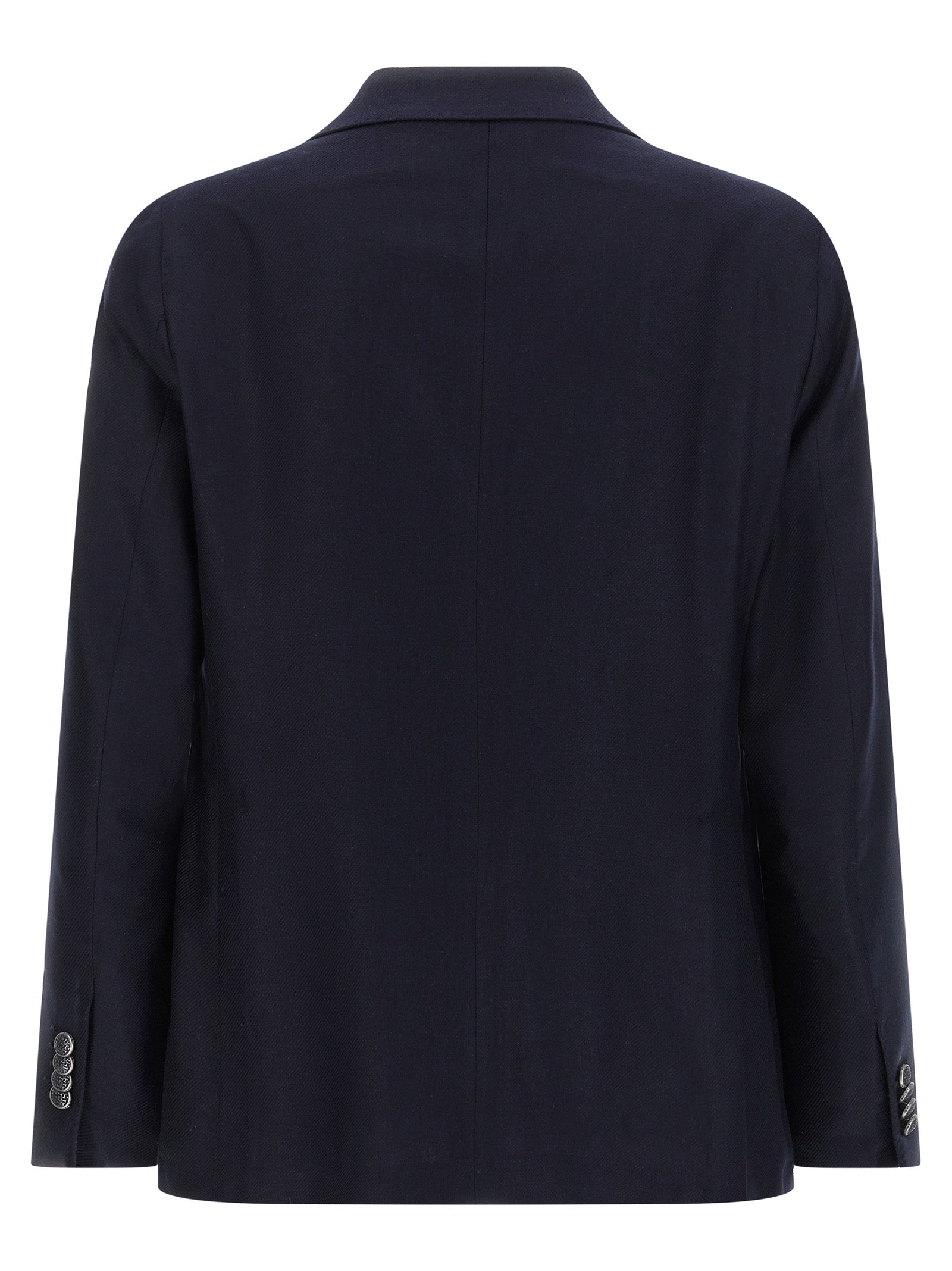 Tagliatore Blue Silk Blazer for Men