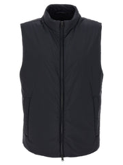 Herno Black Polyamide Sleeveless Jacket