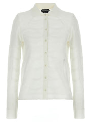 Tom Ford White Cotton Cardigan