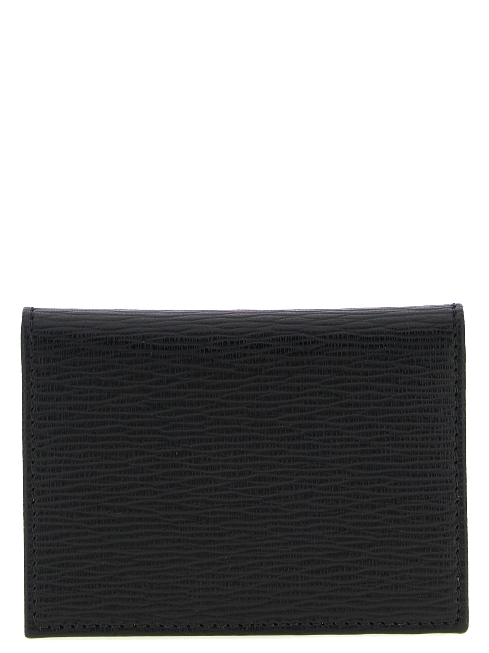 Ferragamo Black Calfskin Cardholder