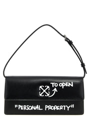 Off-White Bicolor Calfskin Shoulder Bag