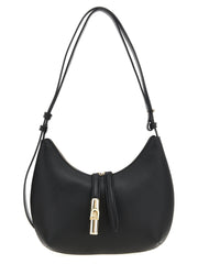 Furla Black Leather Shoulder Bag