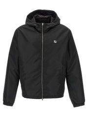 Fendi Black Polyester Shell Jacket
