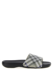 Burberry Multicolor Polyurethane Slides