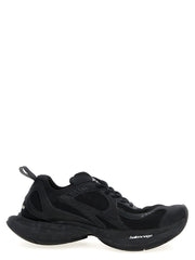 Balenciaga Black Polyester Athletic Sneakers