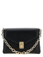 Furla Black Leather Shoulder Bag