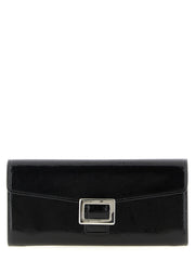 Roger Vivier Black Calfskin Cardholder