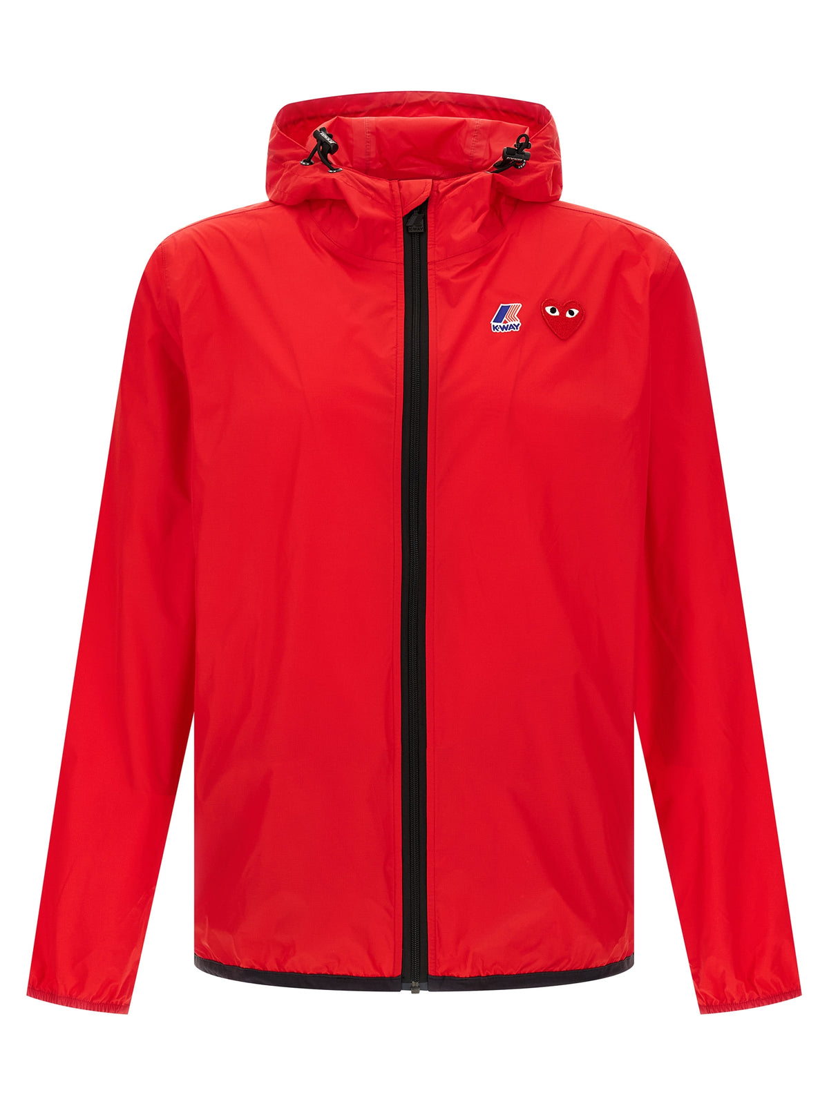 Comme Des Garçons Play Red Nylon Shell Jacket