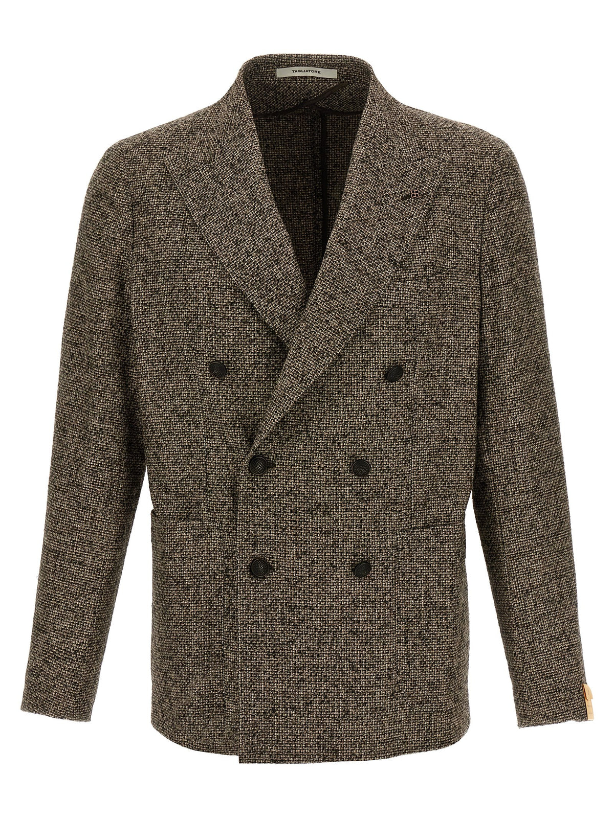 Tagliatore Brown Virgin Wool Blazer