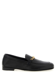 Versace Black Calfskin Slip-On Loafers