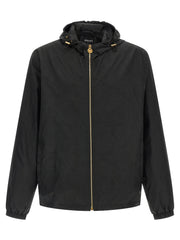 Versace Black Nylon Shell Jacket