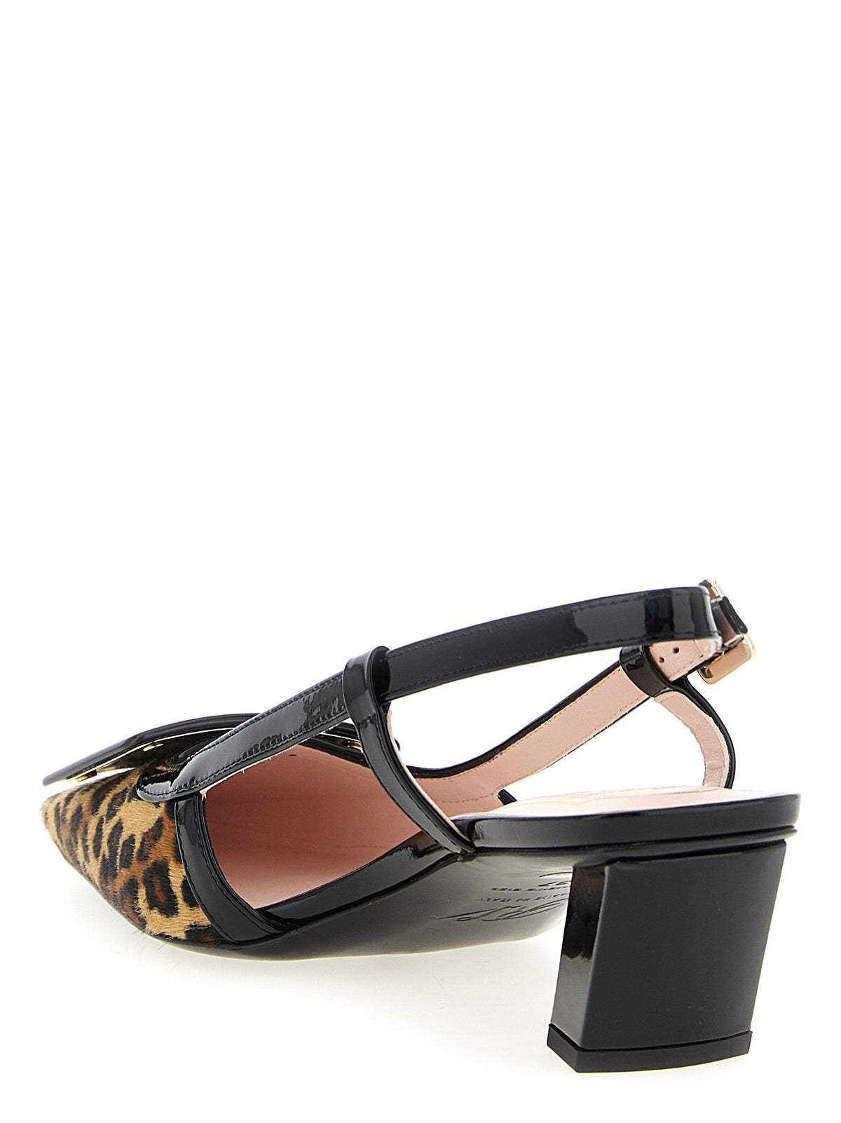 Roger Vivier Multicolor Calfskin Mid Heel Pumps for Women