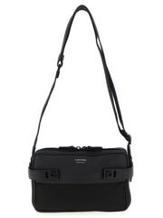 Ferragamo Black Fabric Crossbody Bag