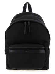 Saint Laurent Black Polyamide Backpack